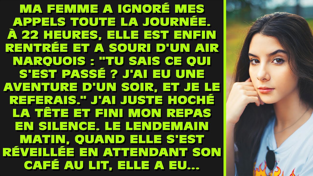 Mon épouse infidèle m'a dit : « Tu es remplaçable – Ne l’oublie jamais. » Cette nuit-là, je l'ai...