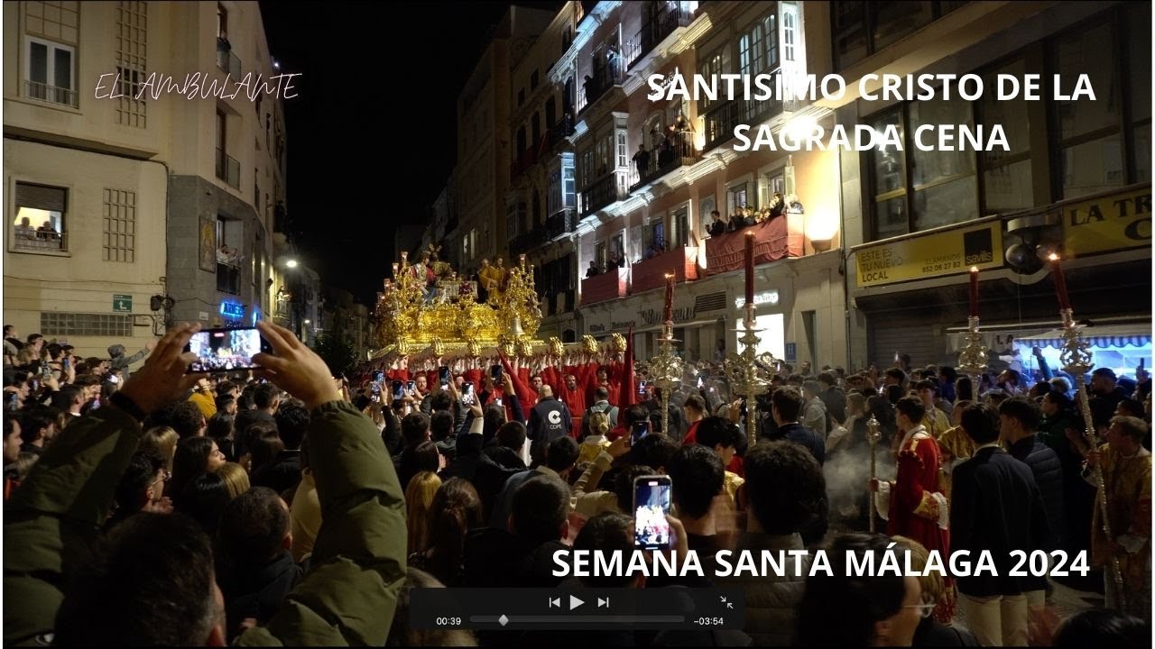 LA CENA (CRISTO) MÁLAGA 2024 TRIBUNA DE LOS POBRES