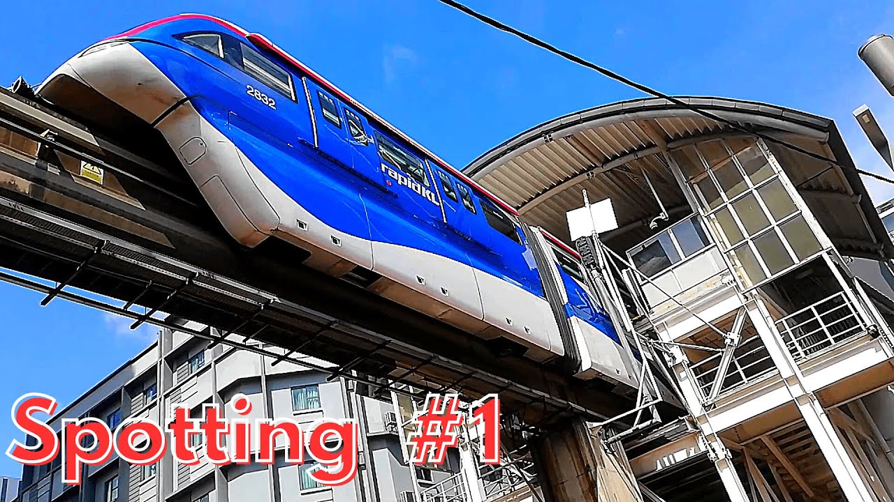Kuala Lumpur KL Monorail Spotting  # 1 : KL Sentral - Tun Sambanthan