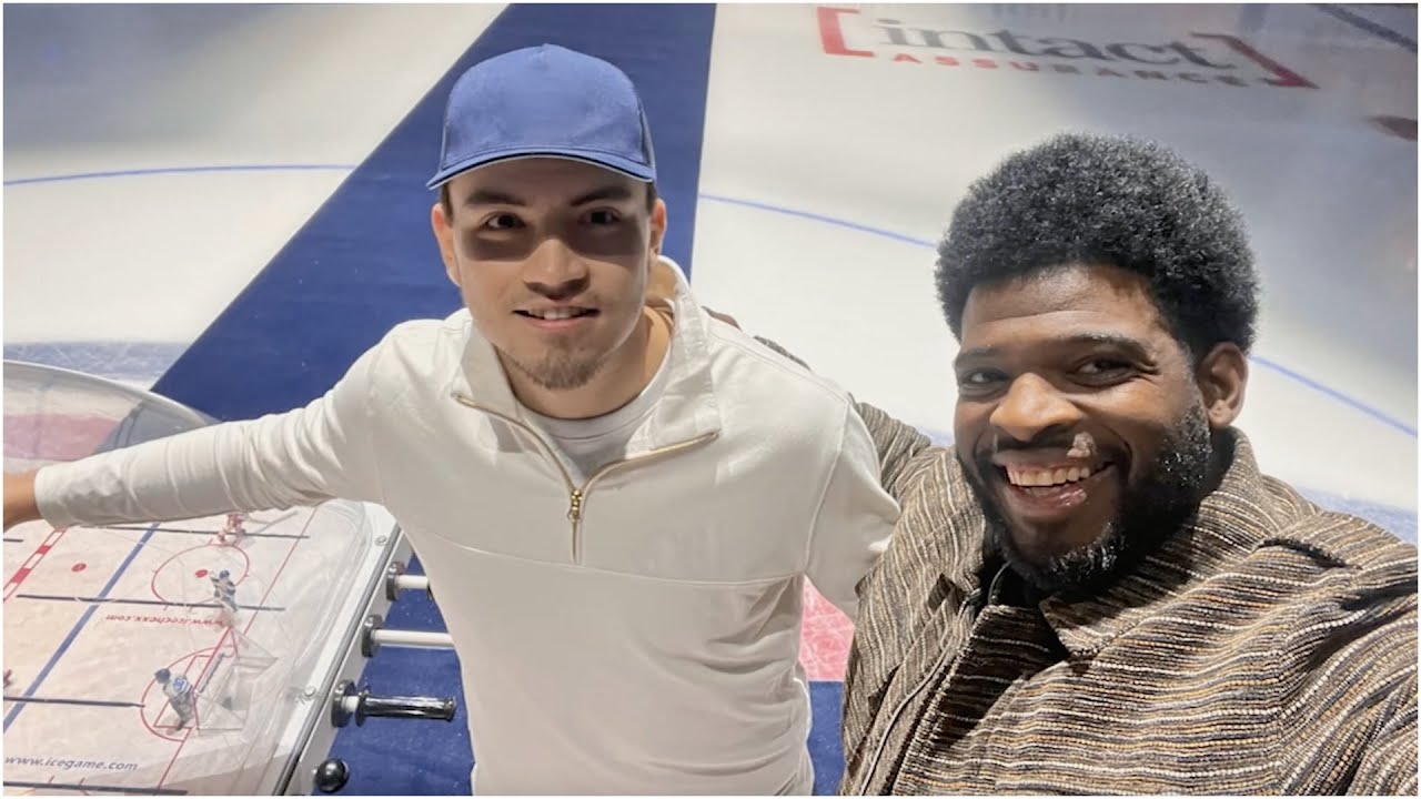 P.K. Subban vs. Nick Suzuki in BUBBLE HOCKEY 😮 | P.K.’s Places on ESPN+