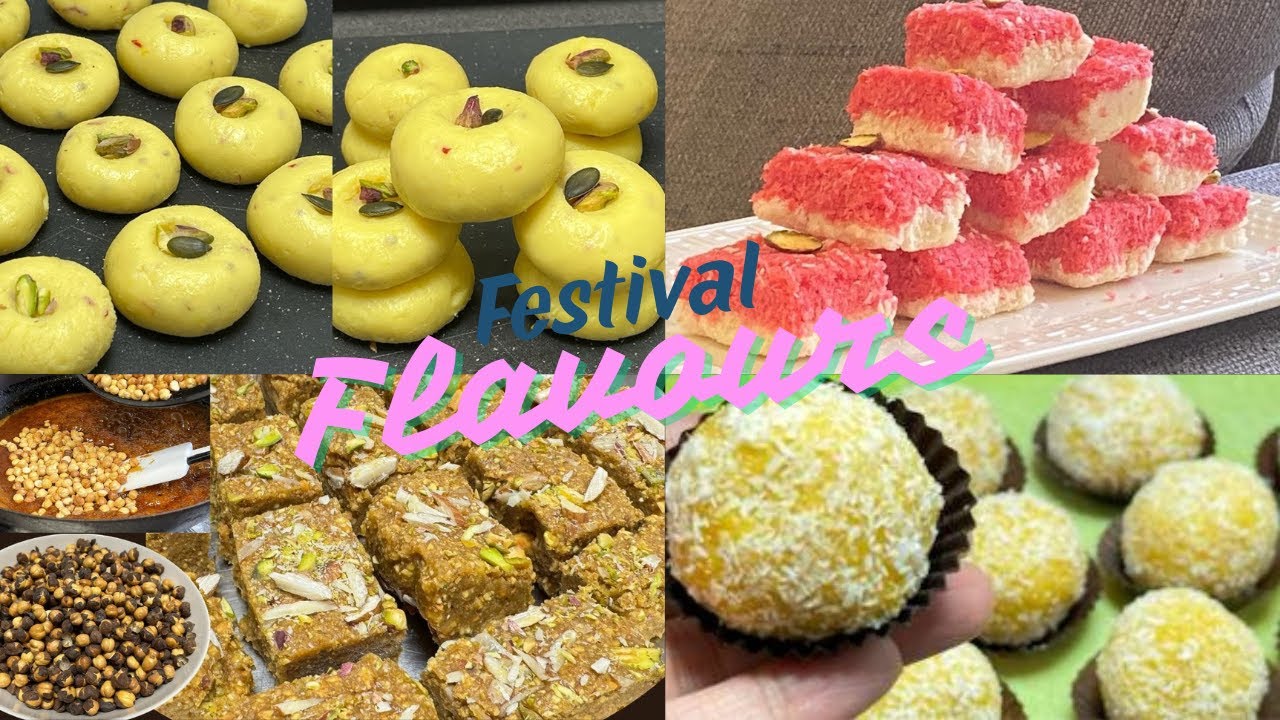 Festival Flavors | Celebrating the Festival Season with Homemade Desi Mithai | 4 Quick & Easy Sweets