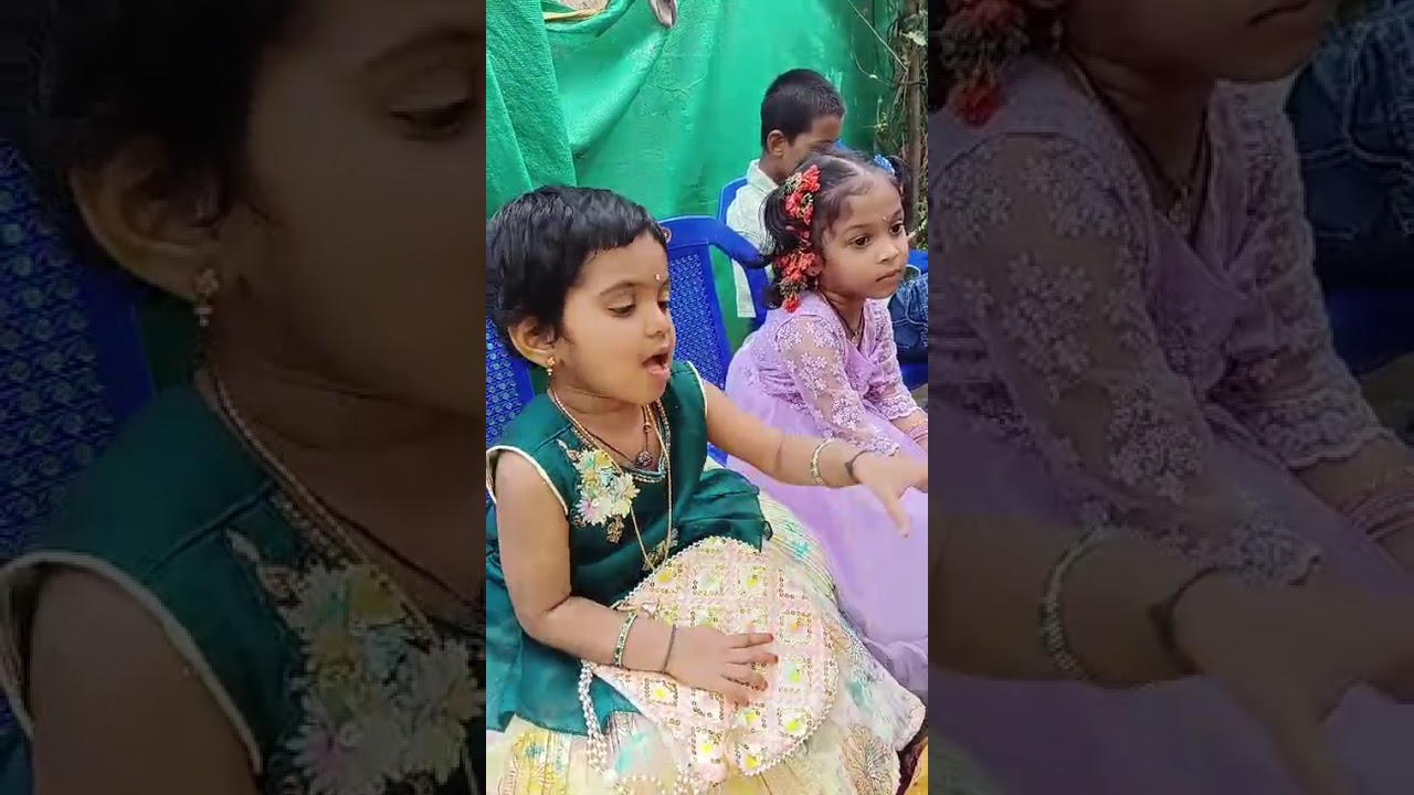 ma chinna papa ki vala daddy kavali ani yentha cute ga adugundo😍😍🤣🤣