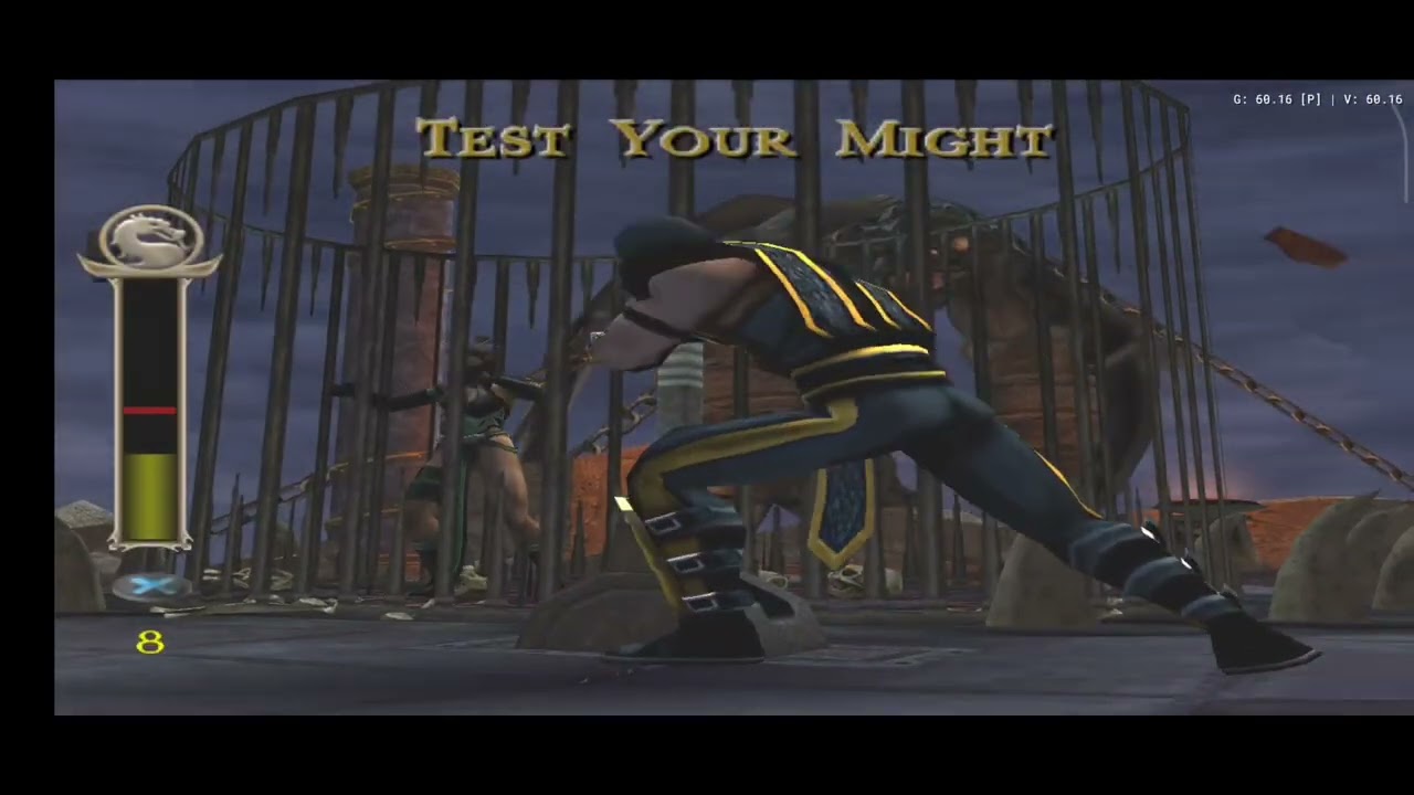 Gameplay scorpion VS KITANA part 4. mortal combat Sholihin monk