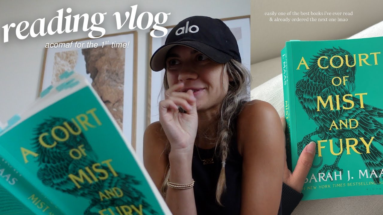 reading acomaf for the first time 📖✨ cozy reading vlog