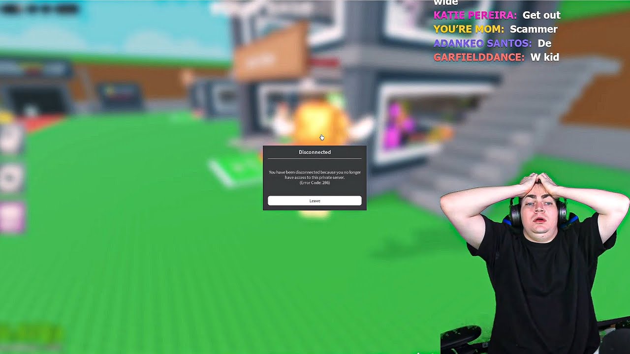 stream ends when i get SCAMMED