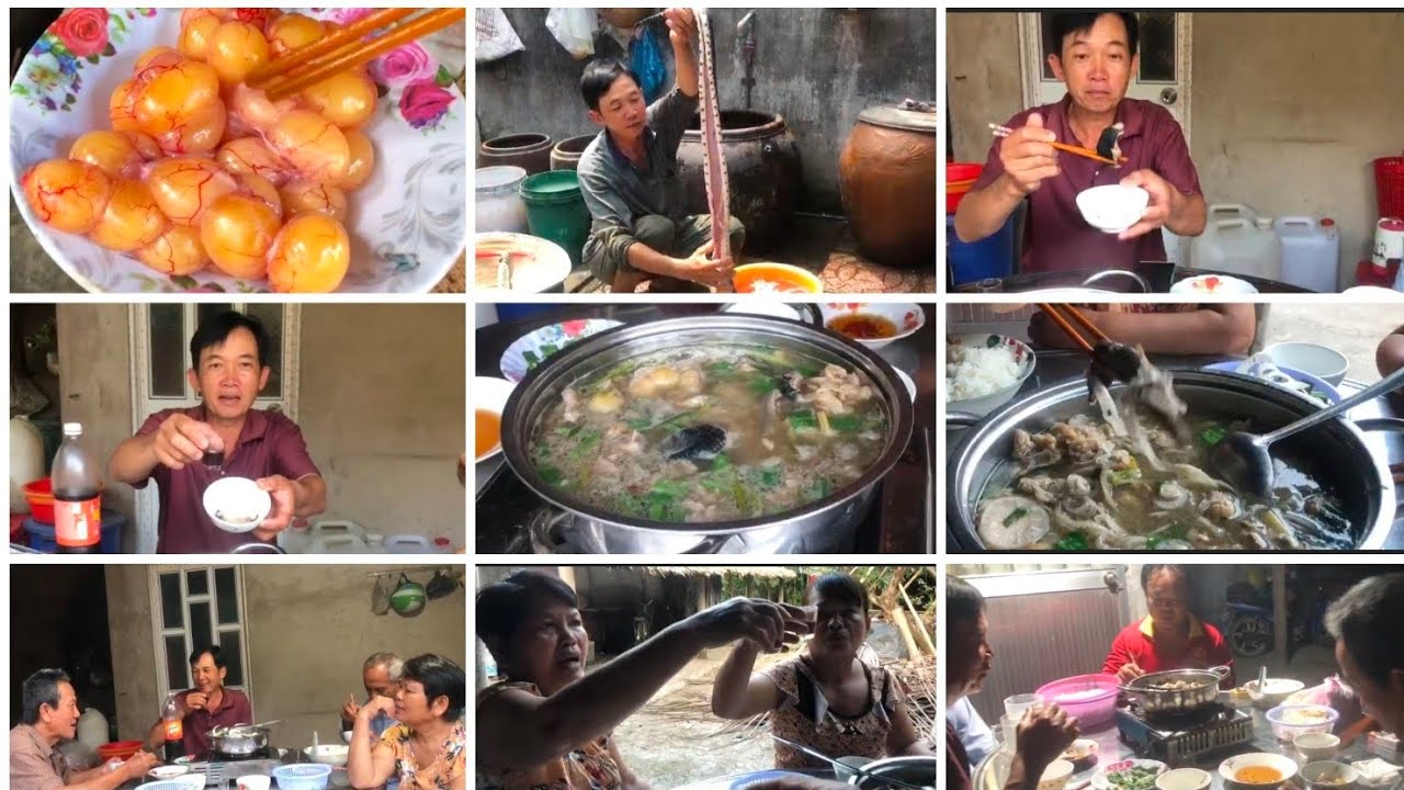 Quá May Mắn📍 Đặt Lợp Dính Rắn Ri Cá Về Hầm Sả Cùng Mấy Cậu Trong Xóm Lai Rai 