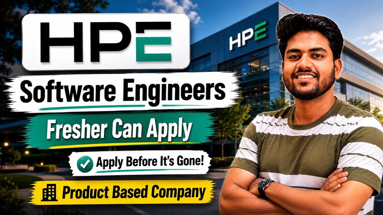HPE Recruitment 2026 | Software Engineer I Hiring | Freshers Off Campus Drive