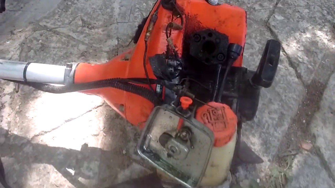 COMO REPARAR una DESMALEZADORA  que no arranca