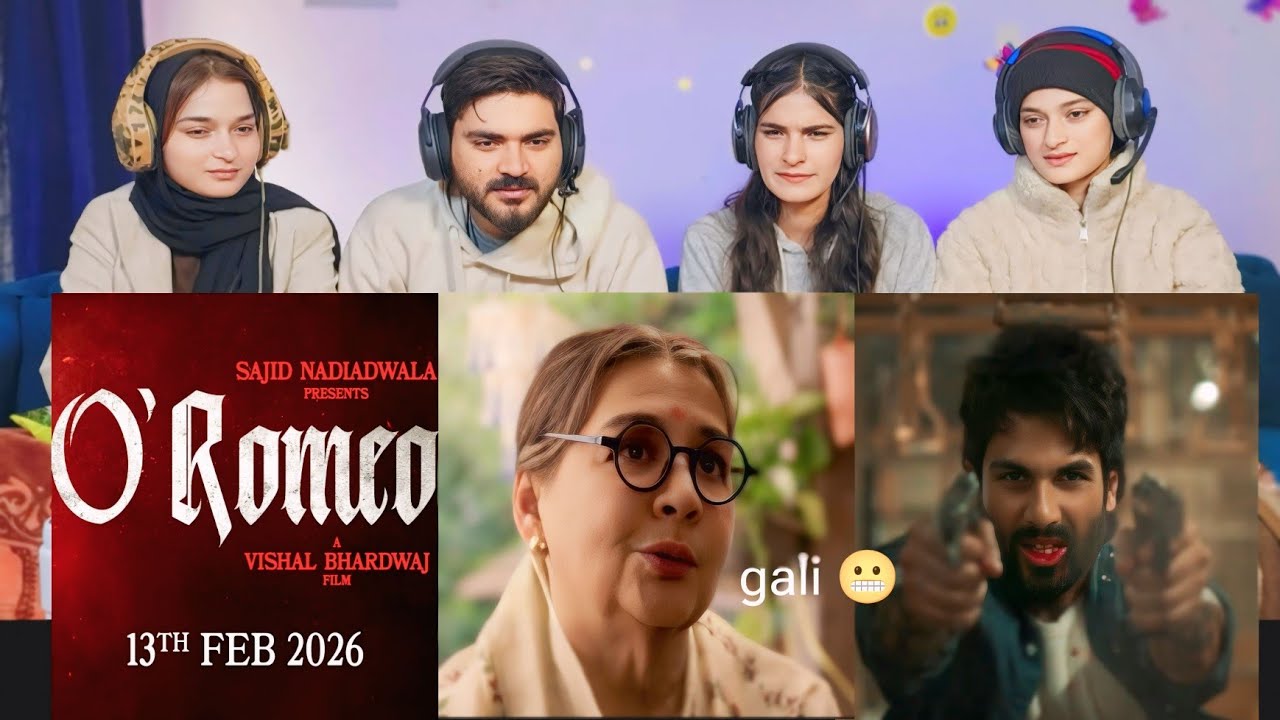 Peek Into World Of O Romeo Reaction | Sajid N, Vishal B l Shahid K, Triptii D, Nana P, Avinash 