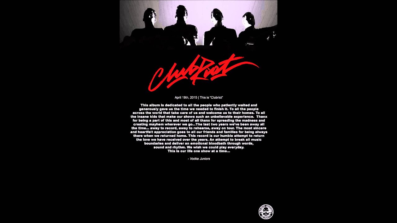 Vodka Juniors - ClubRiot A (2015) Full Album