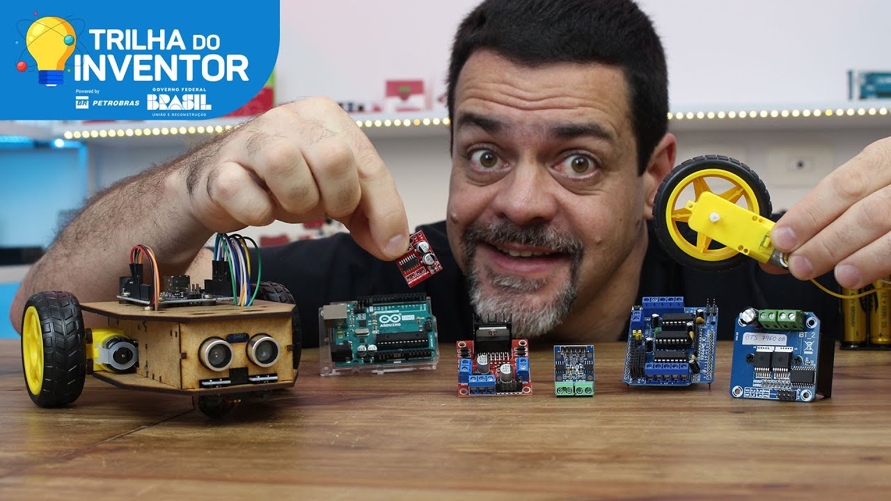 Como Controlar os Motores com o Arduino? #TrilhaDoInventor