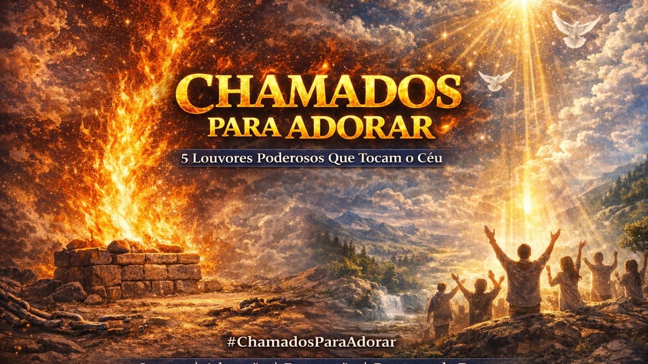 CHAMADOS PARA ADORAR |  Louvores Inéditos Que Tocam o Céu