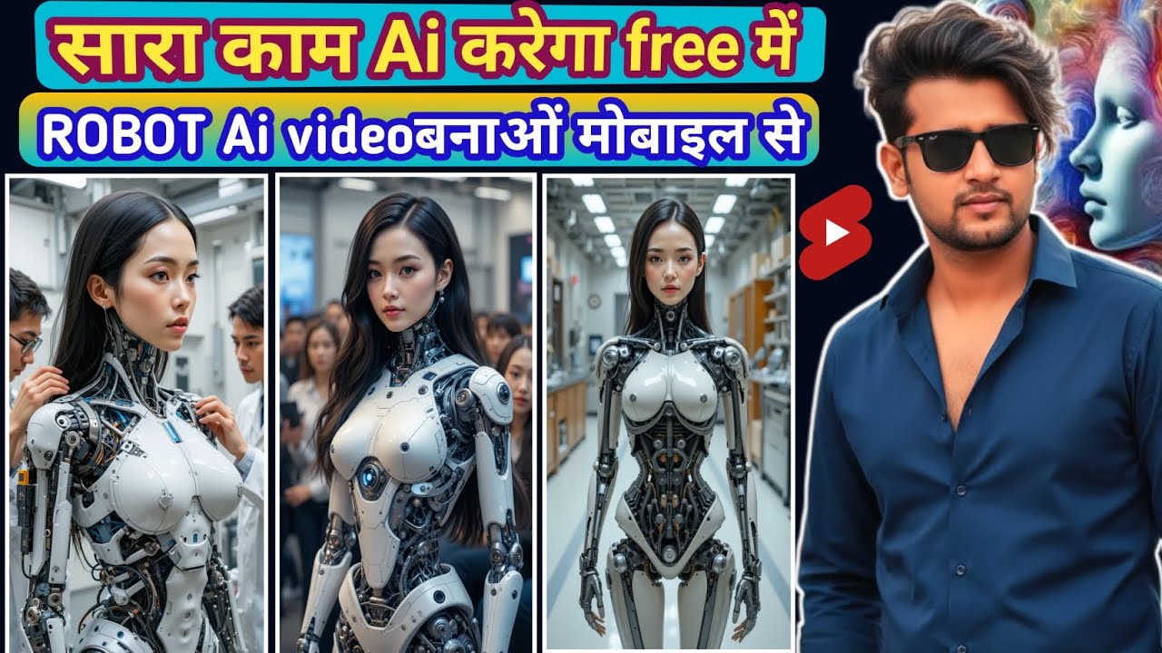 How to Create Humanoid Robot AI Videos 🤖 | Step by Step