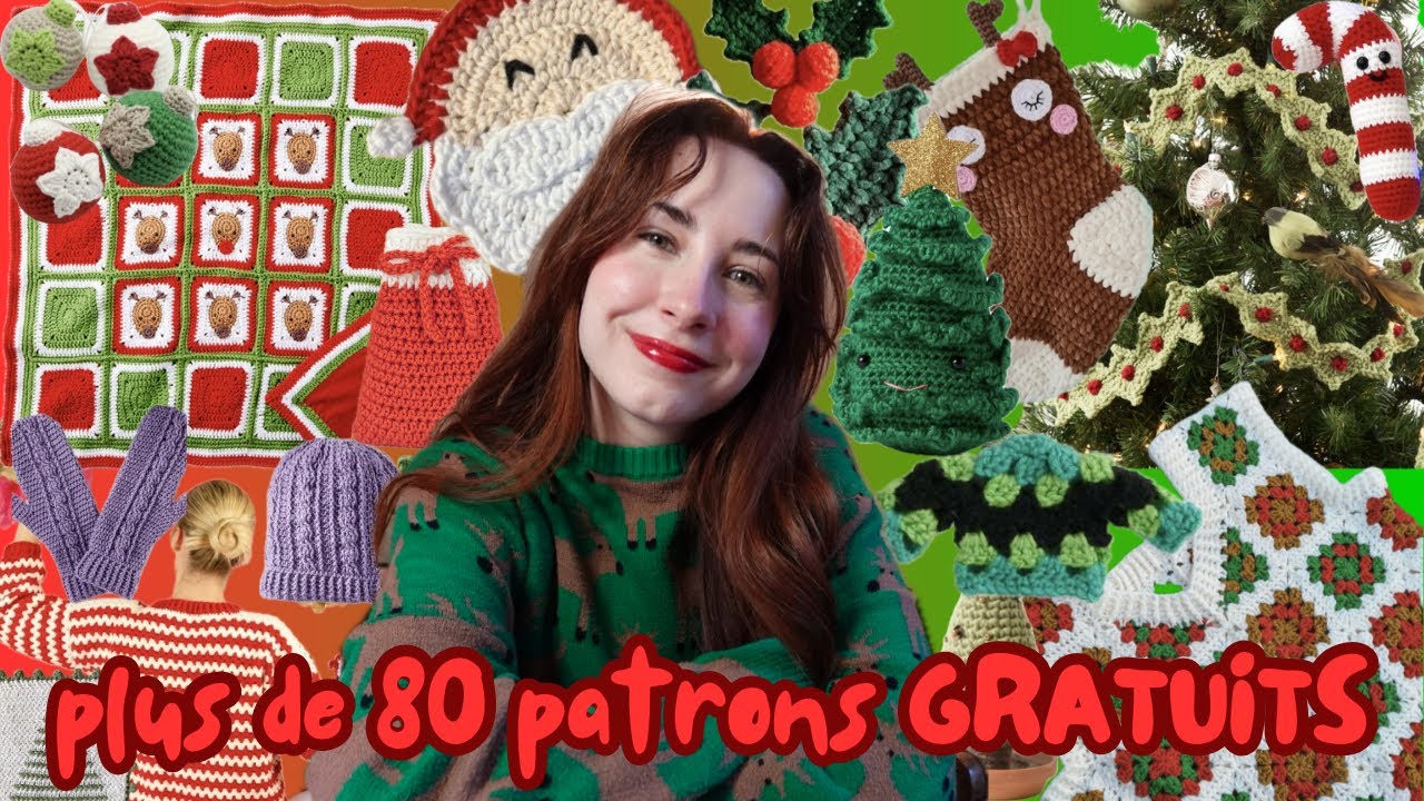 Des patrons de Noël GRATUITS au crochet - Inspirations et idées de cadeaux et décors!