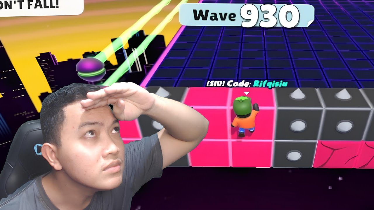 Live!!! Block Dash Endless Trying To Get 1200 Wave - Stumble Guys