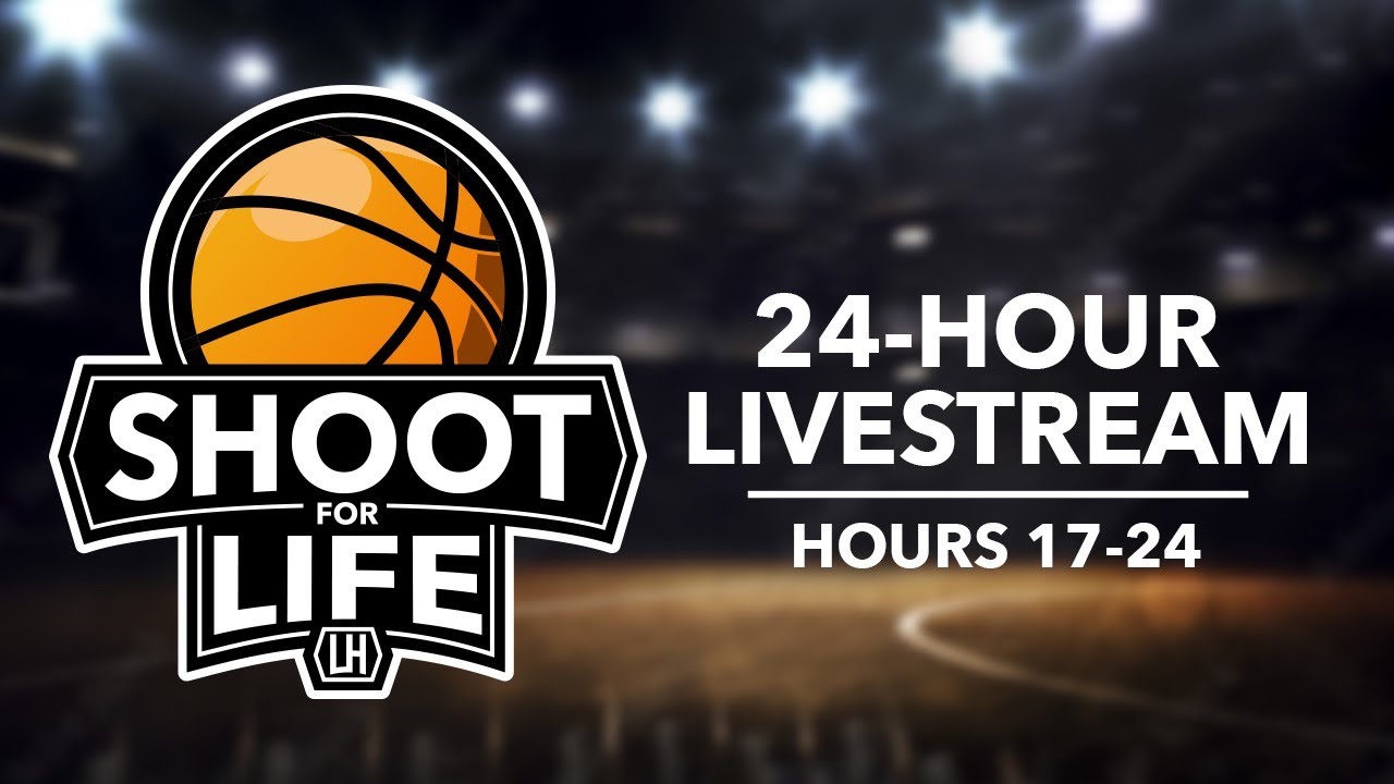 22,000 Free Throw World Record Attempt | Shoot for Life | Hours 17-24