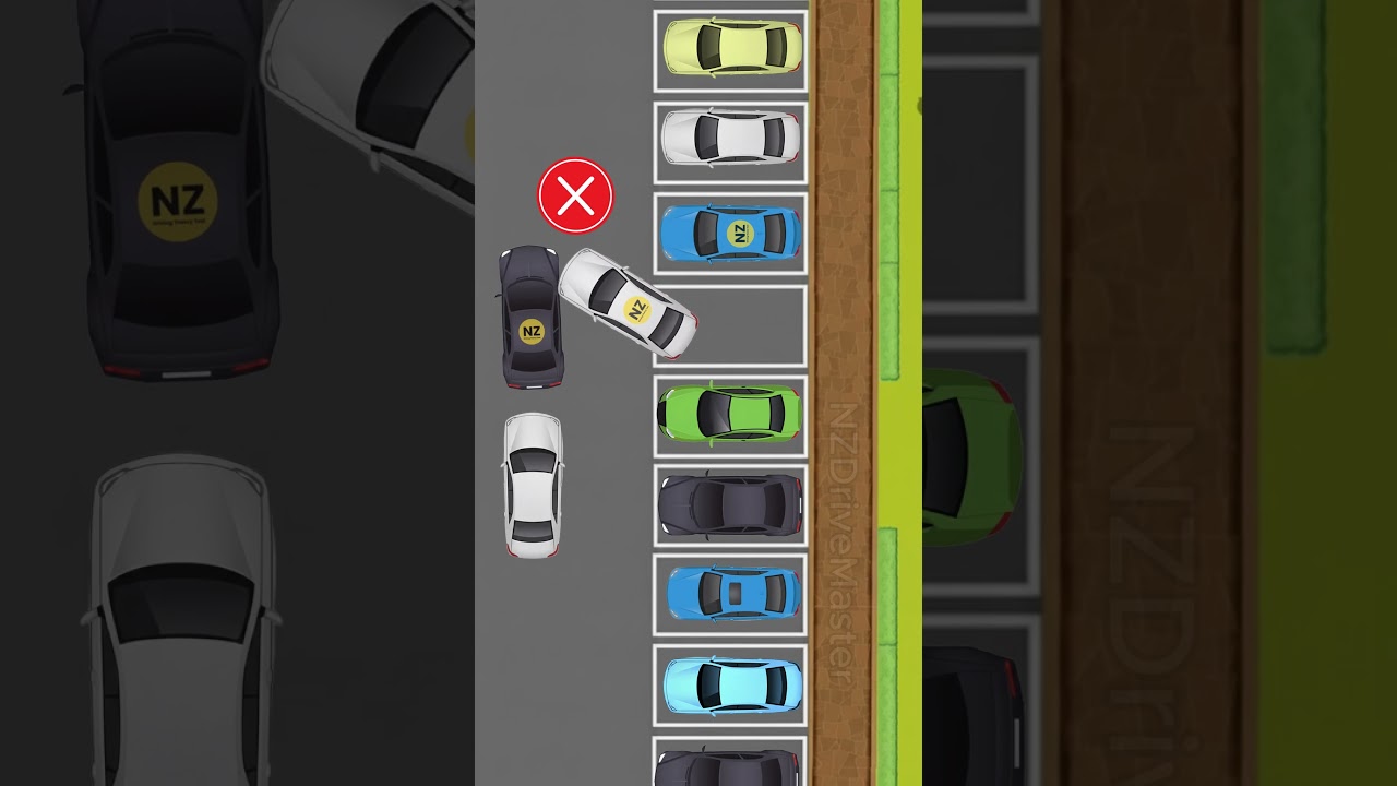 🅿️ How to Park in a Tight Space Safely #drivingwrittentestdmv #tips #shorts #youtubeshorts #driving