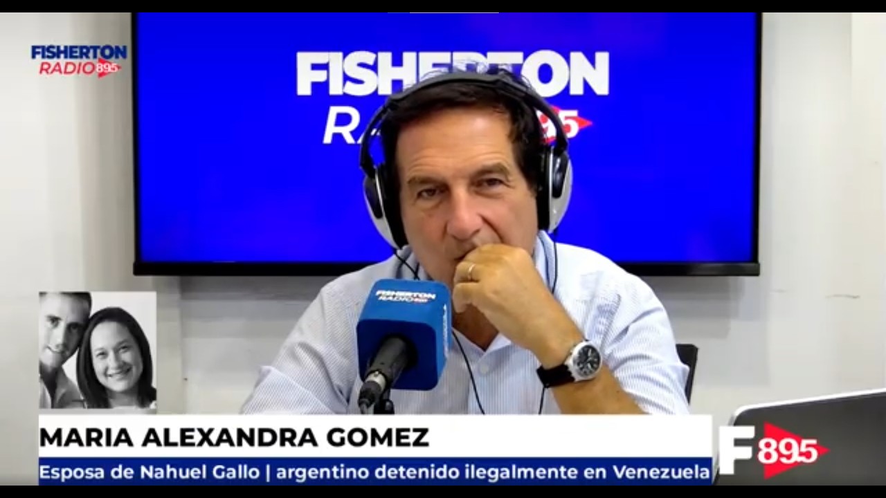 MARIA ALEXANDRA GOMEZ - Esposa de Nahuel Gallo. Después de 445 días pudo comunicarse con él