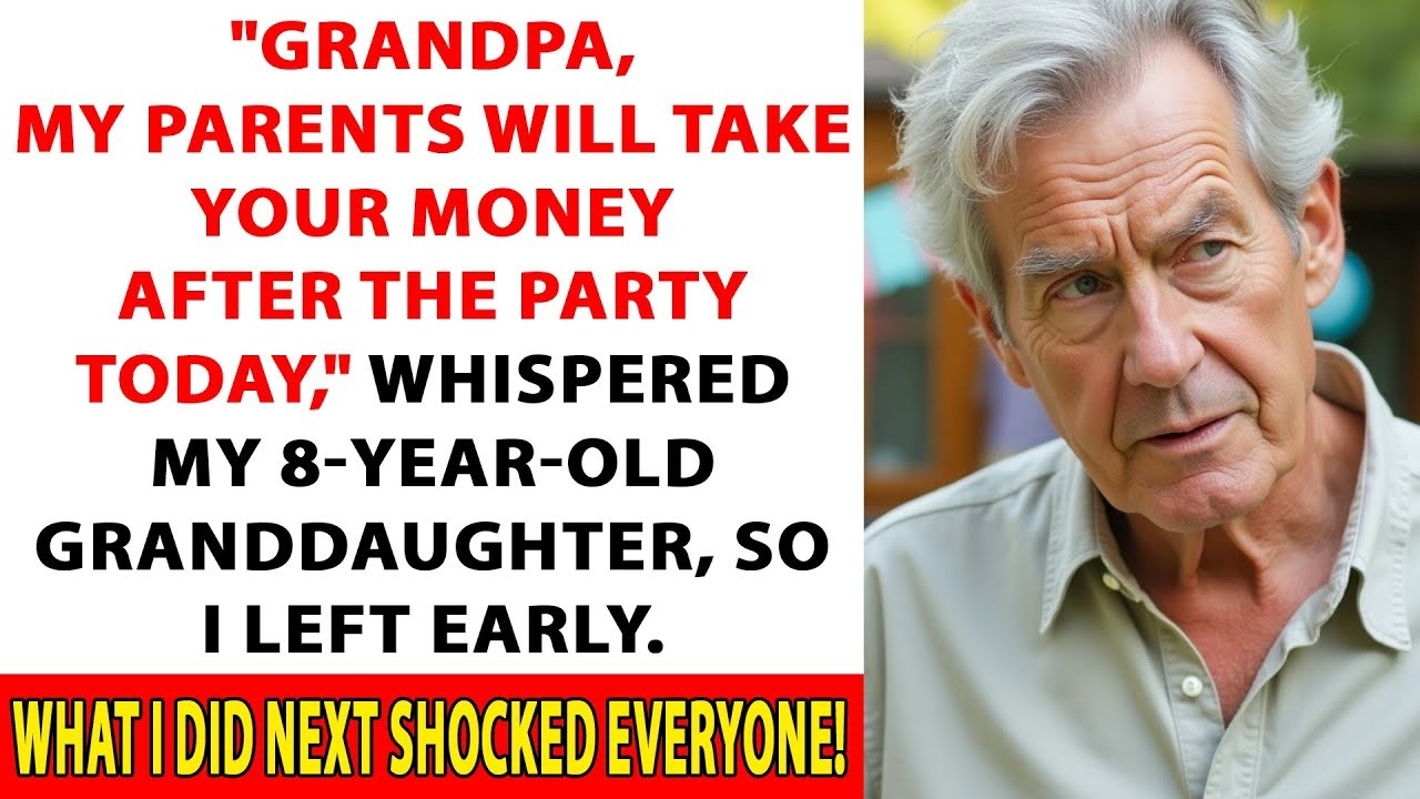 “Grandpa, Tonight My Parents Are Going To Take Away Your Fortune!” Whispered My Granddaughter...
