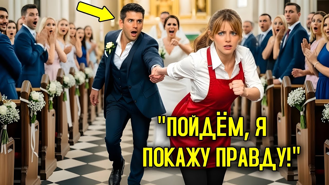 Миллионер в ШОКЕ, когда НЕЗНАКОМКА срывает его свадьбу… но через 5 секунд то, что она ему показывает