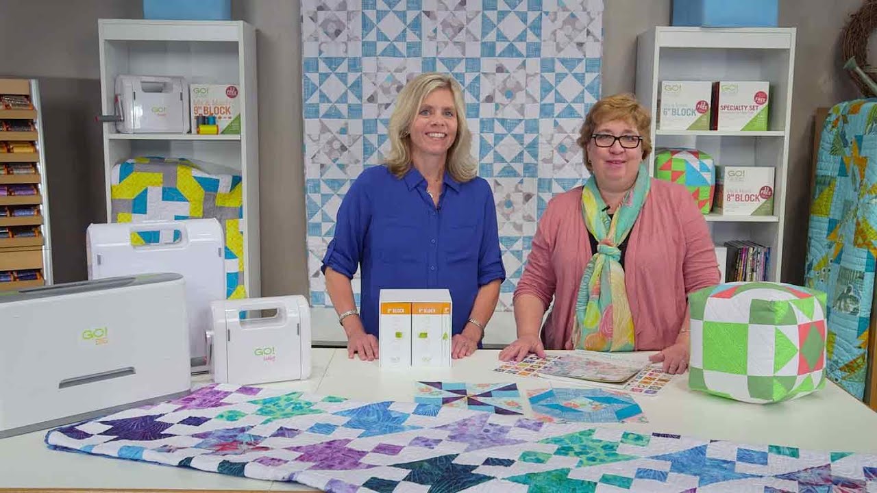 Quilting Tutorial - Using the GO! Qube Mix & Match 9" Block Set