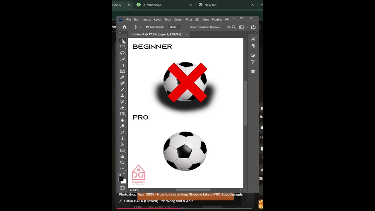 Adobe Photoshop Tips & Tricks - Create Perfect Drop Shadow