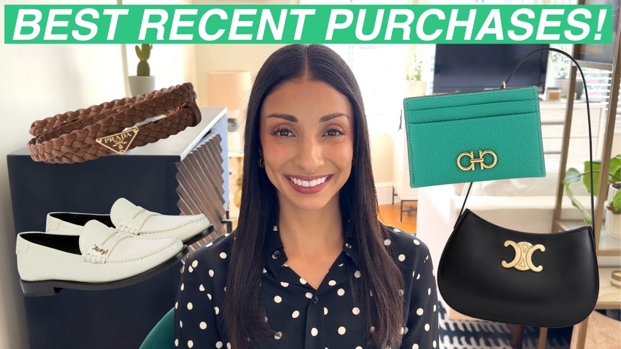 MY MOST-USED RECENT LUXURY PURCHASES! MY CURRENT EVERYDAY LUXURY ESSENTIALS FT. PRADA, CELINE, & YSL