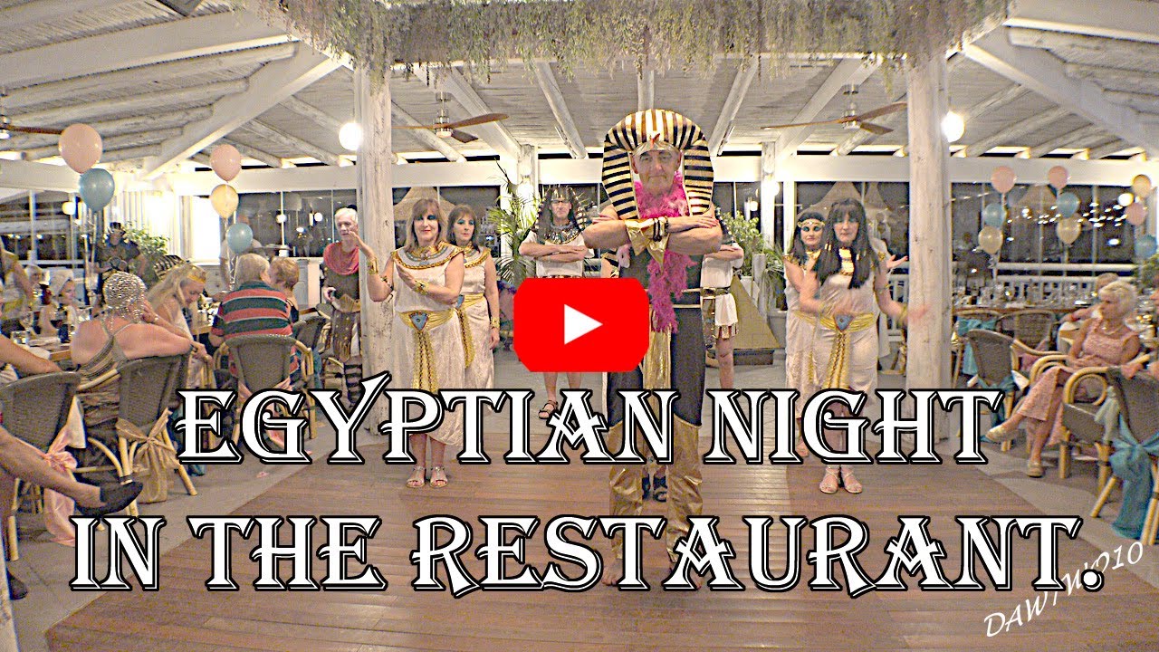 Egyptian Night in the Restaurant. Taken at Costa Del Jive 20 in Nov 2023. Taken in 4k.