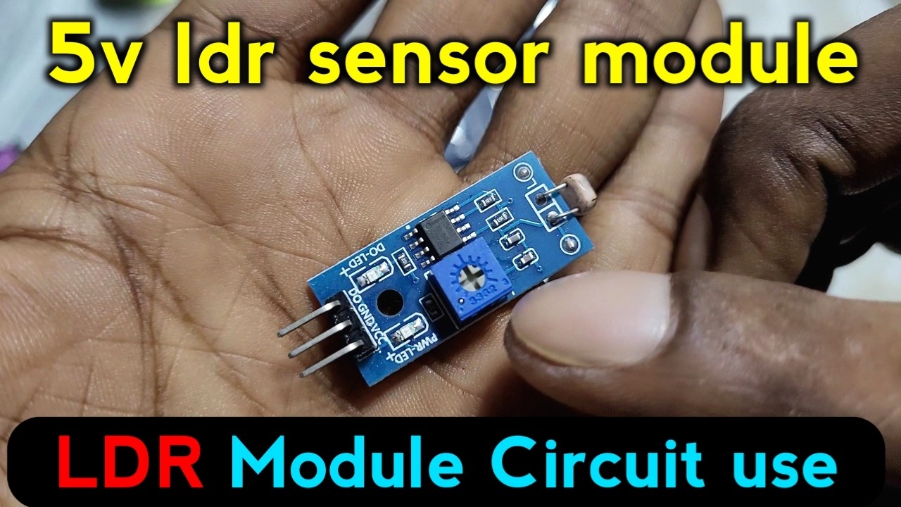 5v LDR sensor Module use Project || 3 pin ldr switch || Electronics Verma