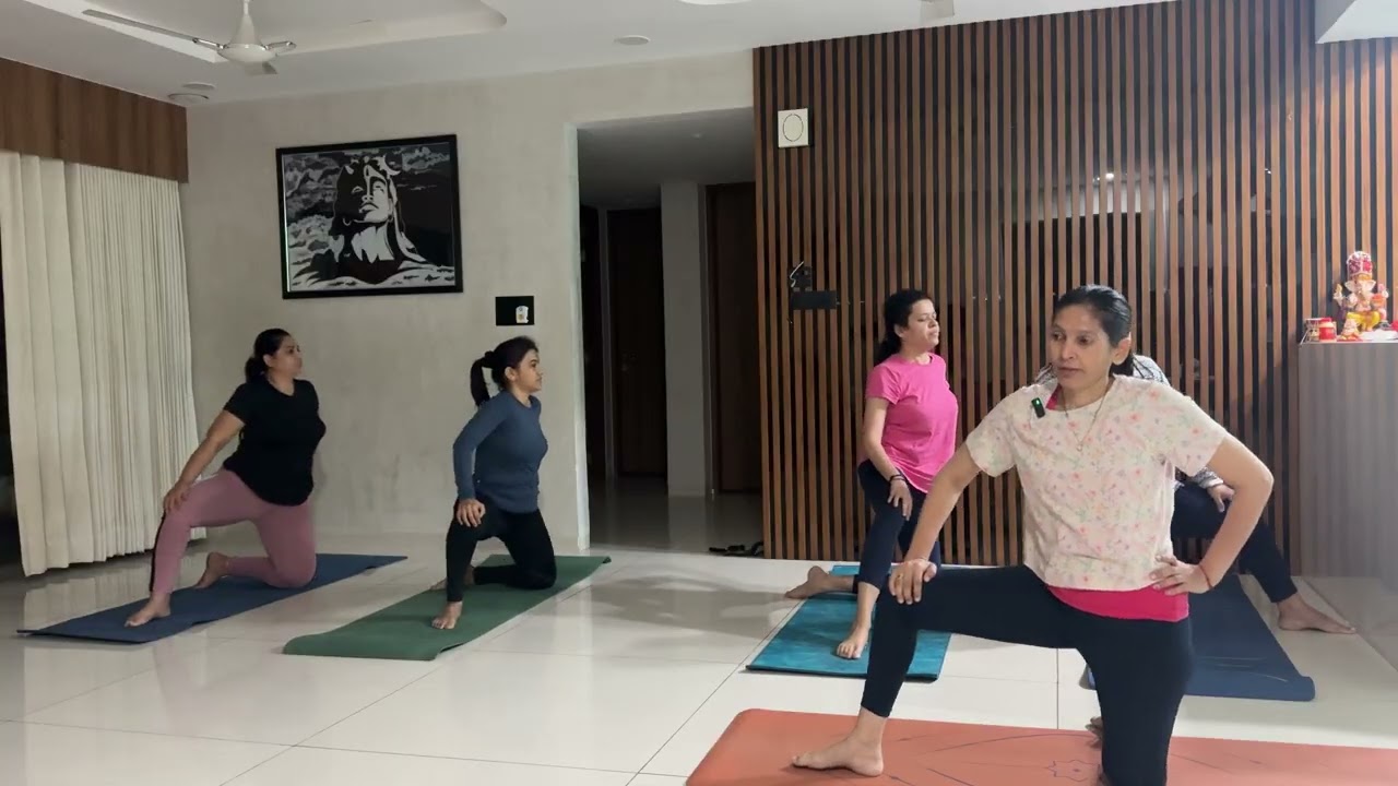 Morning yoga classes ||Hip opening yoga class #yoga#practice #yogaworkout 