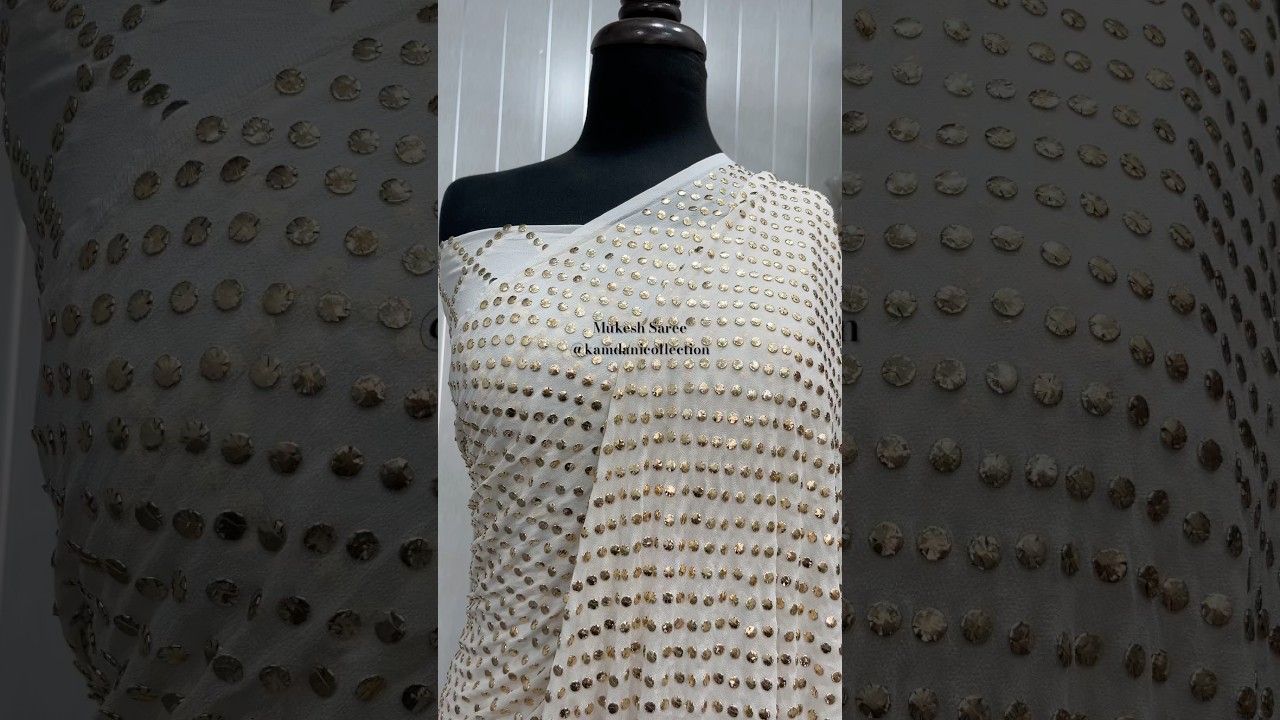 Mukesh saree whatapp 03235072539 #mukesh #fashion #embroidery