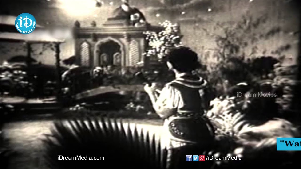Oh Chandamama Song - Jayam Manade Movie Songs - Ghantasala  Songs, NTR, Anjali Devi