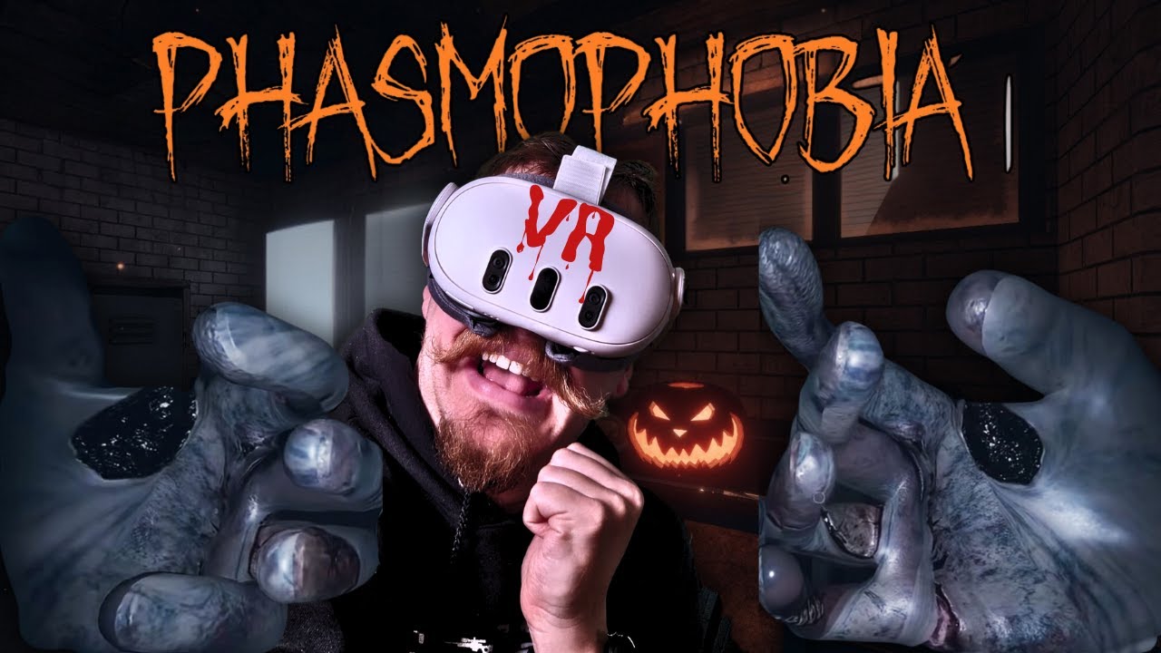 PHASMOPHOBIA on a VR Treadmill! || SPOOKTOBER