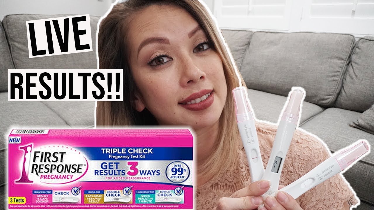 Triple Check Live Pregnancy Test!!!