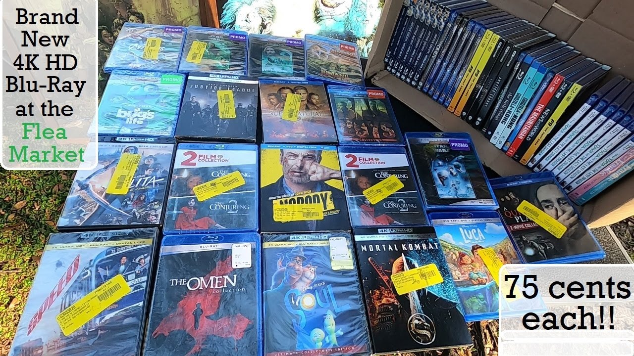 Сорвите джекпот, охотясь за фильмами Blu-ray + DVD на блошином рынке!