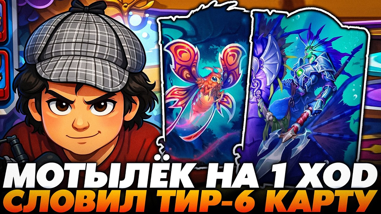 СЛОВИЛ МОТЫЛЬКА НА 1 ХОД! ТИР-6 КАРТА УМОМ !!!   Guddumpog  Guddummit Hearthstone