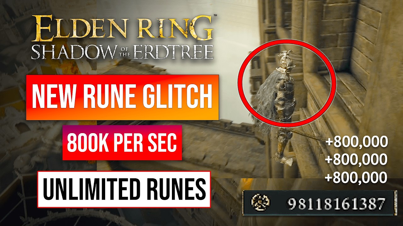Elden Ring Rune Farm ✅ | New Rune Glitch No One Knows | 800 Million Runes!