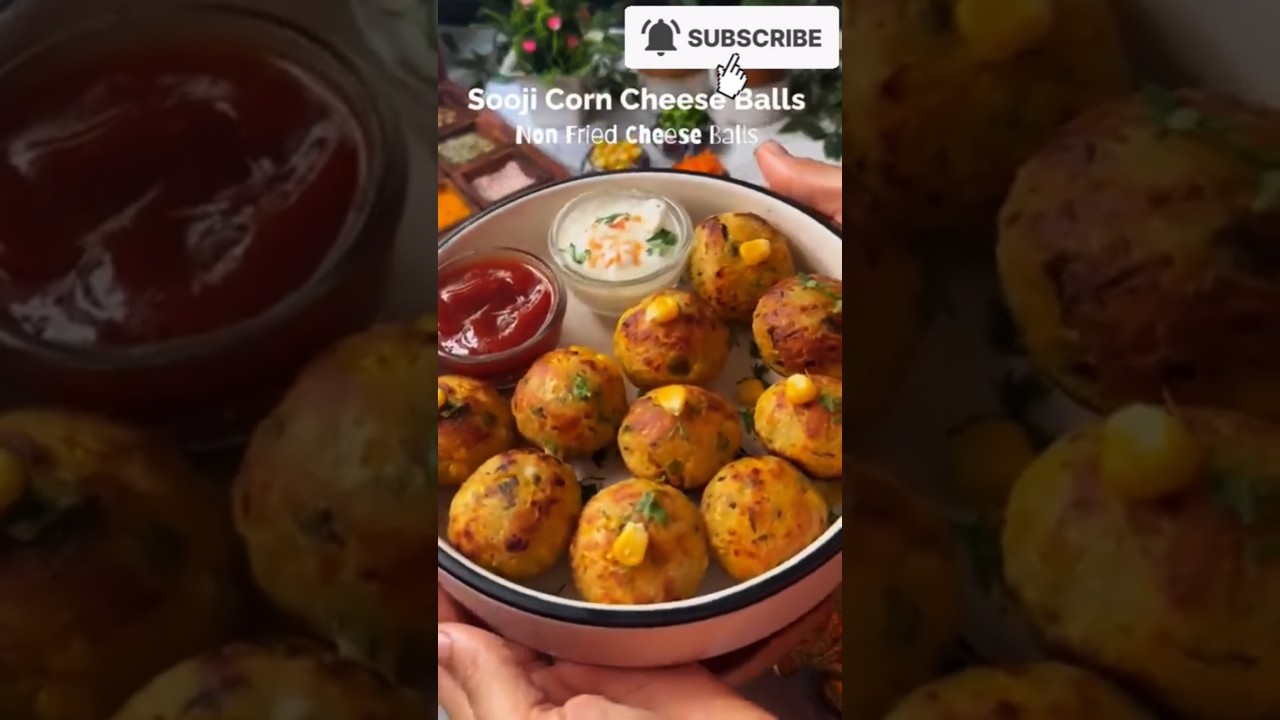 Sooji Corn Cheese Balls Recipe 👌😋 