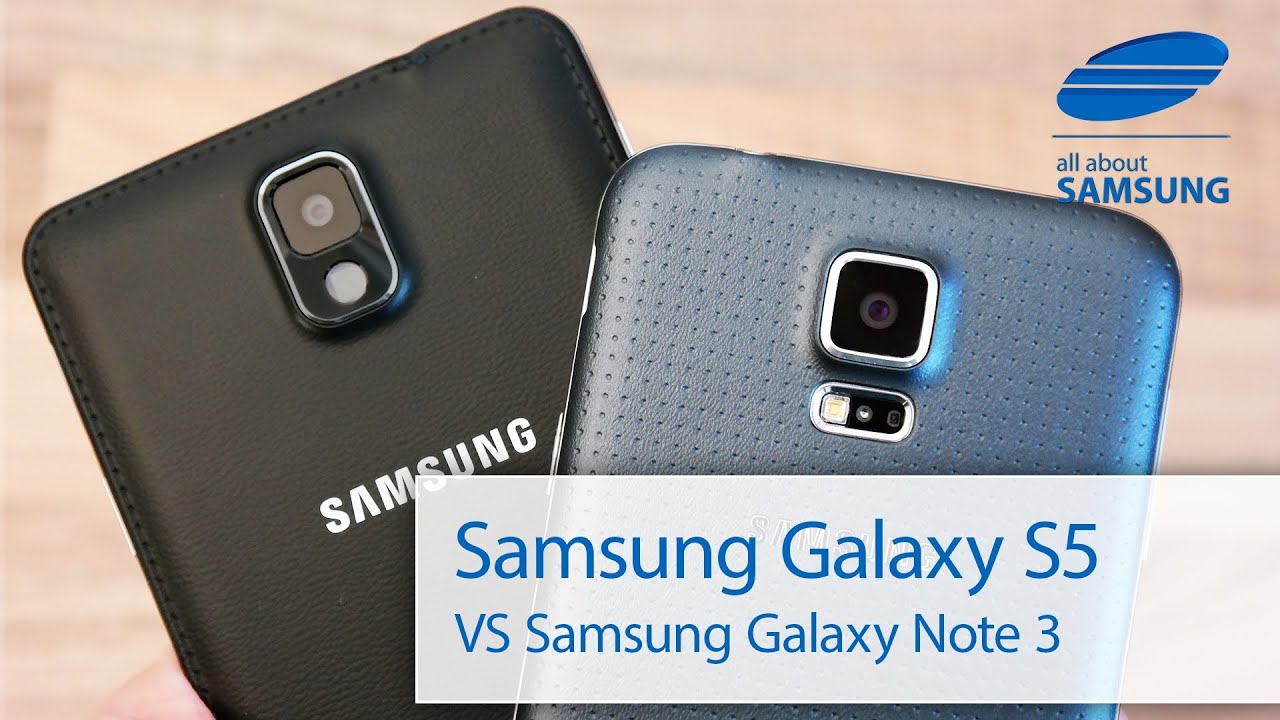 Samsung Galaxy S5 vs Galaxy Note 3 Vergleich deutsch HD