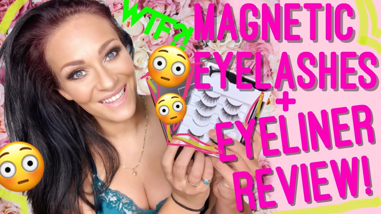 TRYING OUT LUXILLIA MAGNETIC EYELASHES & EYELINER KIT!! FALSE LASHES REVIEW!!