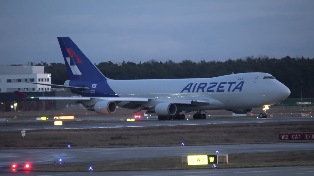 🟊FRA🟊 Take-Off Boeing 747-400F | AirZeta