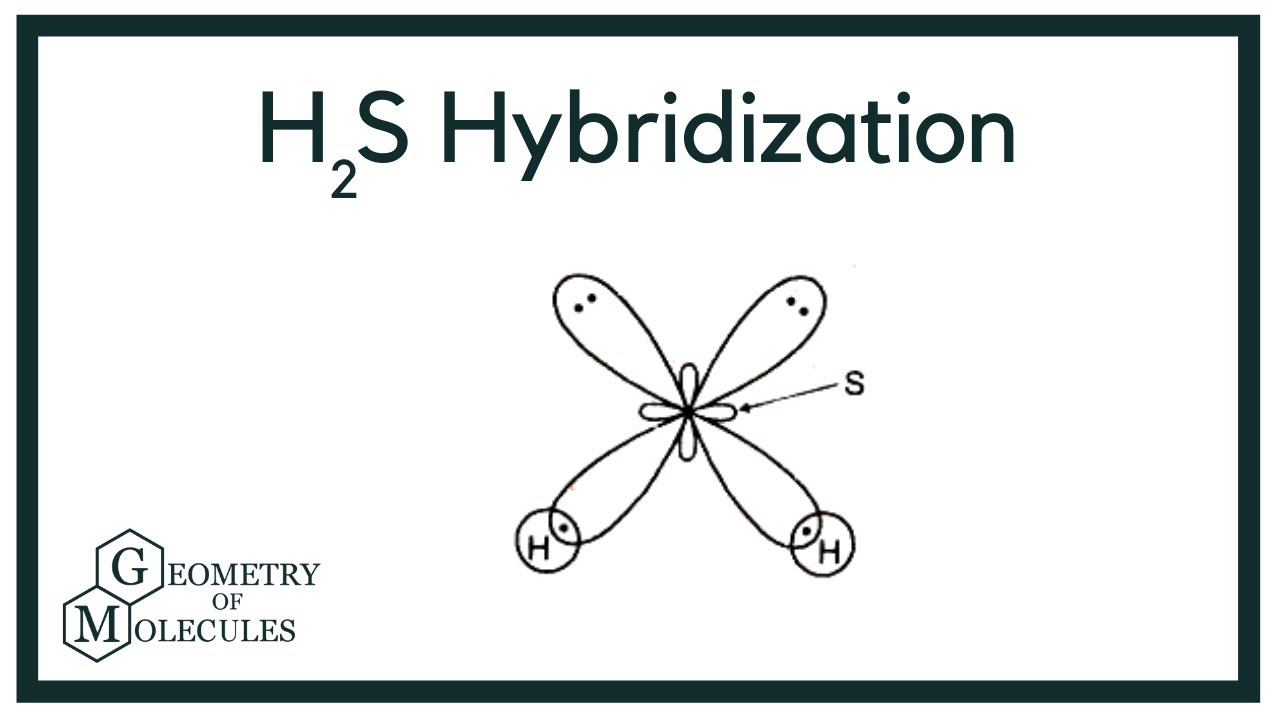 Гибридизация H2S (сероводорода)