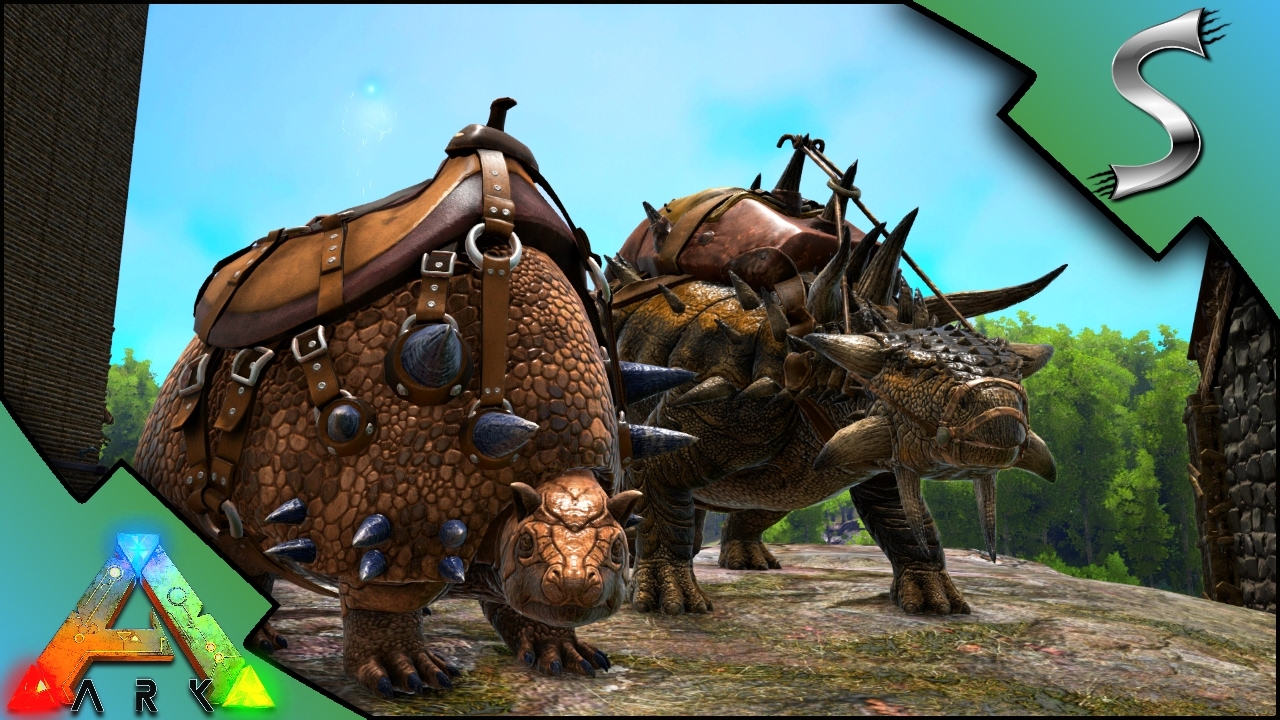 ANKYLO AND DOEDIC BREEDING & IMPRINTING! BABY ANKY AND DOEDICURIS! - Ark: Survival Evolved [S3E52]