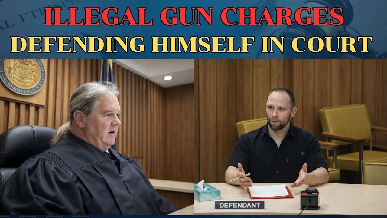 Self-Represented Defendant Battles Prosecution Over Pistol Possession