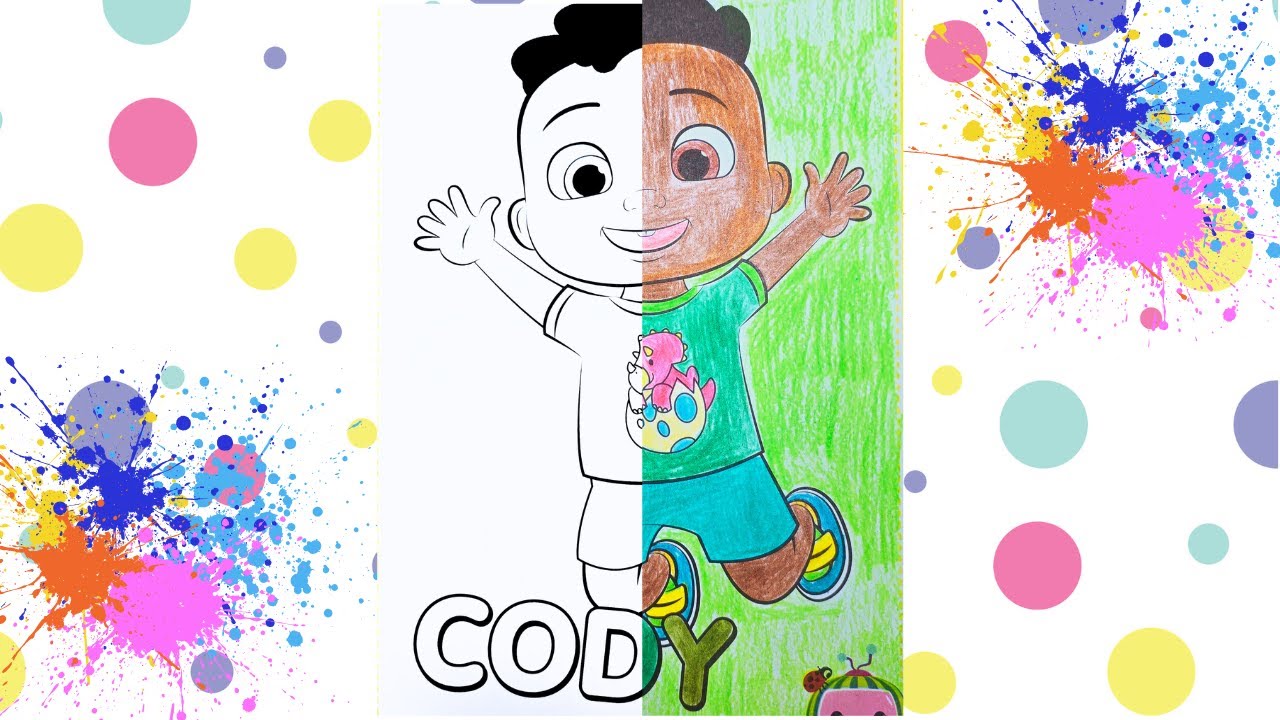 Cody | Cocomelon Colouring