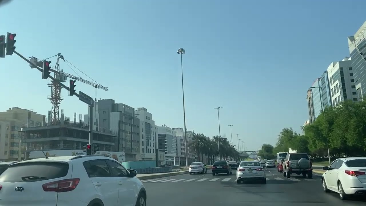  سحر مدينة أبوظبي في الصباح | جولة ممتعة بالسيارة 🇦🇪Abu Dhabi