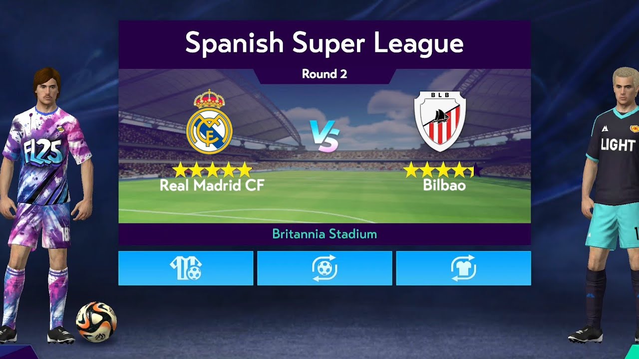 Real Madrid CF  vs  Bilbao | Round 2 | Spanish Super League 