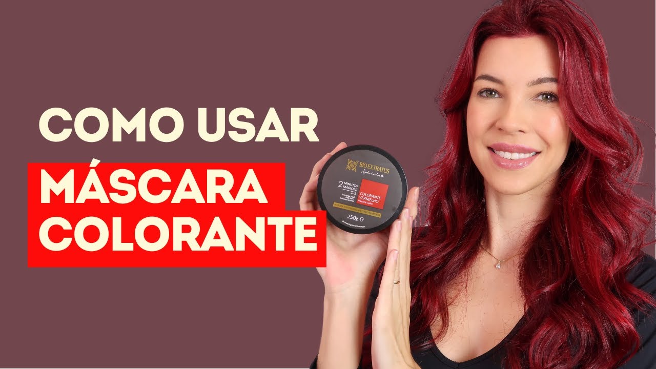 Como Usar a Máscara Colorante Bio Extratus?