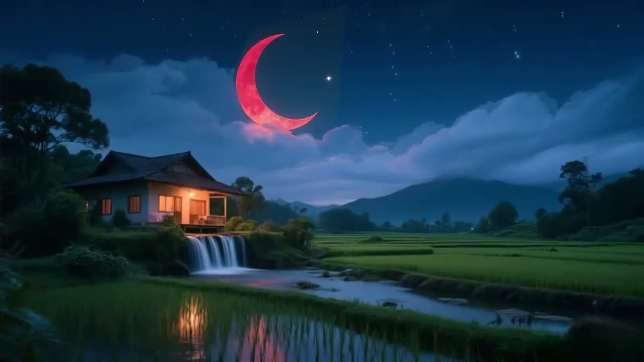 Calming Night 🌑 Healing of Stress,Anxiety and Depressive States,Relaxing ,Nighttime Sleep 57