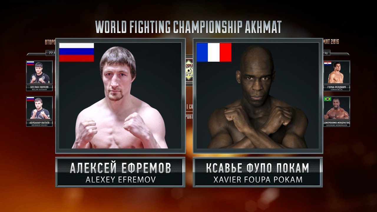Алексей Ефремов vs. Ксавье Фупа-Покам | Alexey Efremov vs. Xavier Foupa-Pokam | WFCA 23